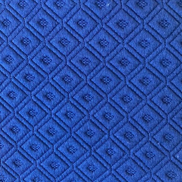 Tommy Hilfiger Sheath Dress with‎ Basketweave pattern Royal Blue Size 8 - Picture 5 of 10